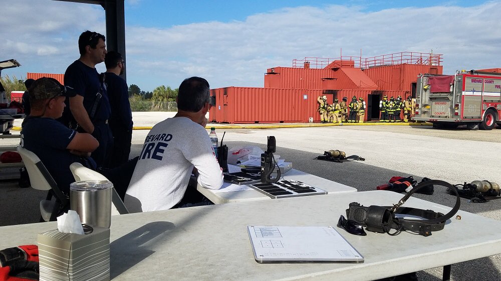 BCFRpio's tweet image. Yesterday, BCFR training conducted live burn training for our 3 vol FDs in the county. MIVFD, Four Com VFD and Mims VFD participated. #VolunteerFD #MIMS #MerrittIsland #Sharpes #FireTraining #BCFR #BrevardCounty