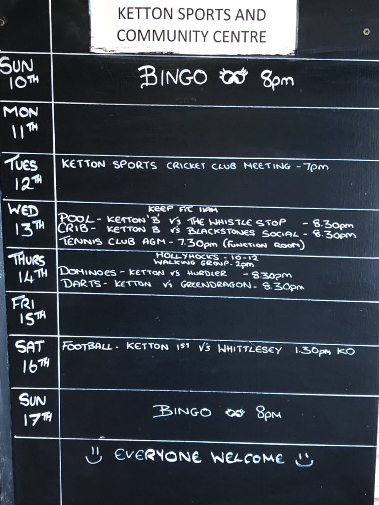 *** What’s on at KSCC this week ***