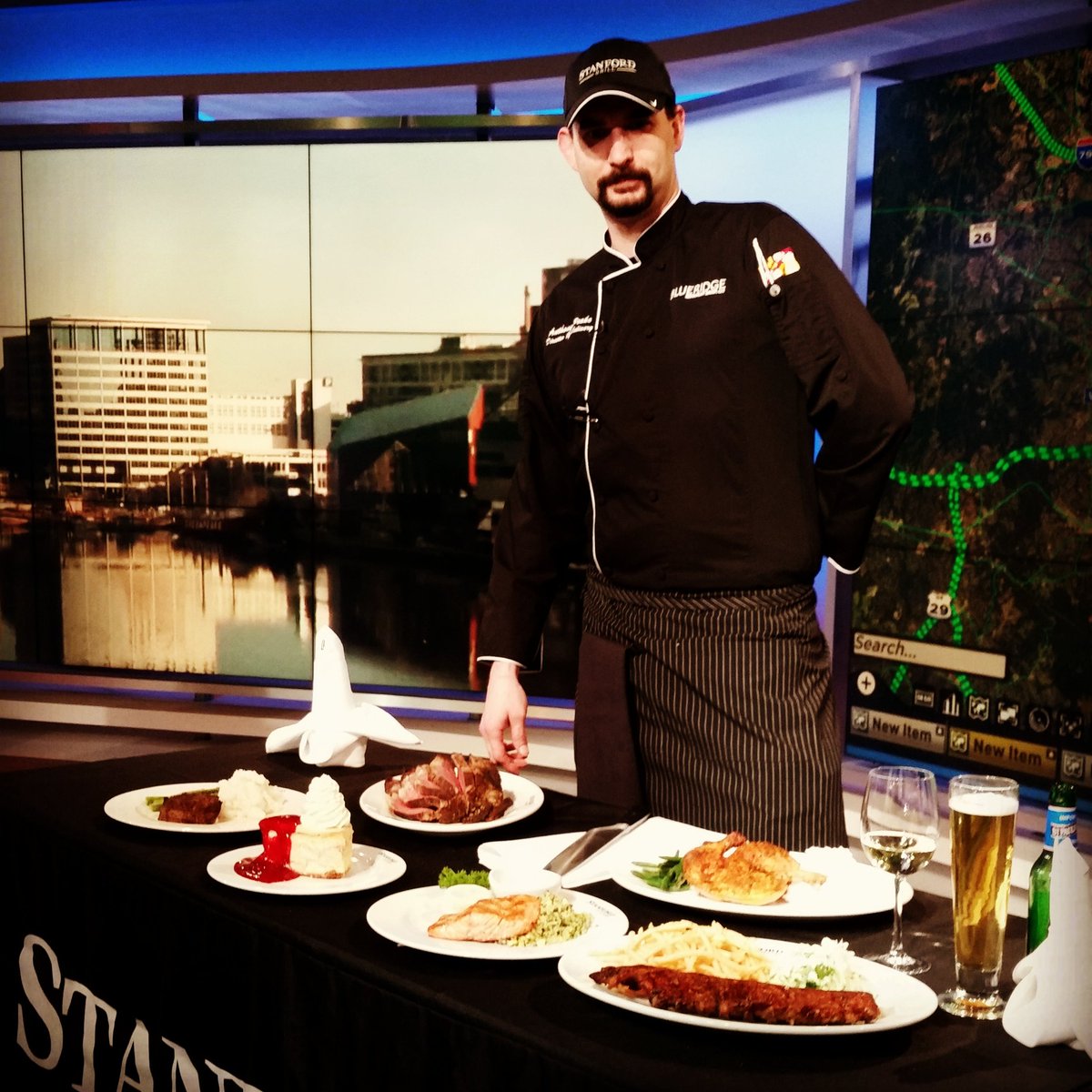 stanfordkitchen's tweet photo. Chef Anthony Peake @wjz talking Valentine's Day preparation @stanfordkitchen #owingsmills #hotspot https://t.co/TS4FuVO3h0