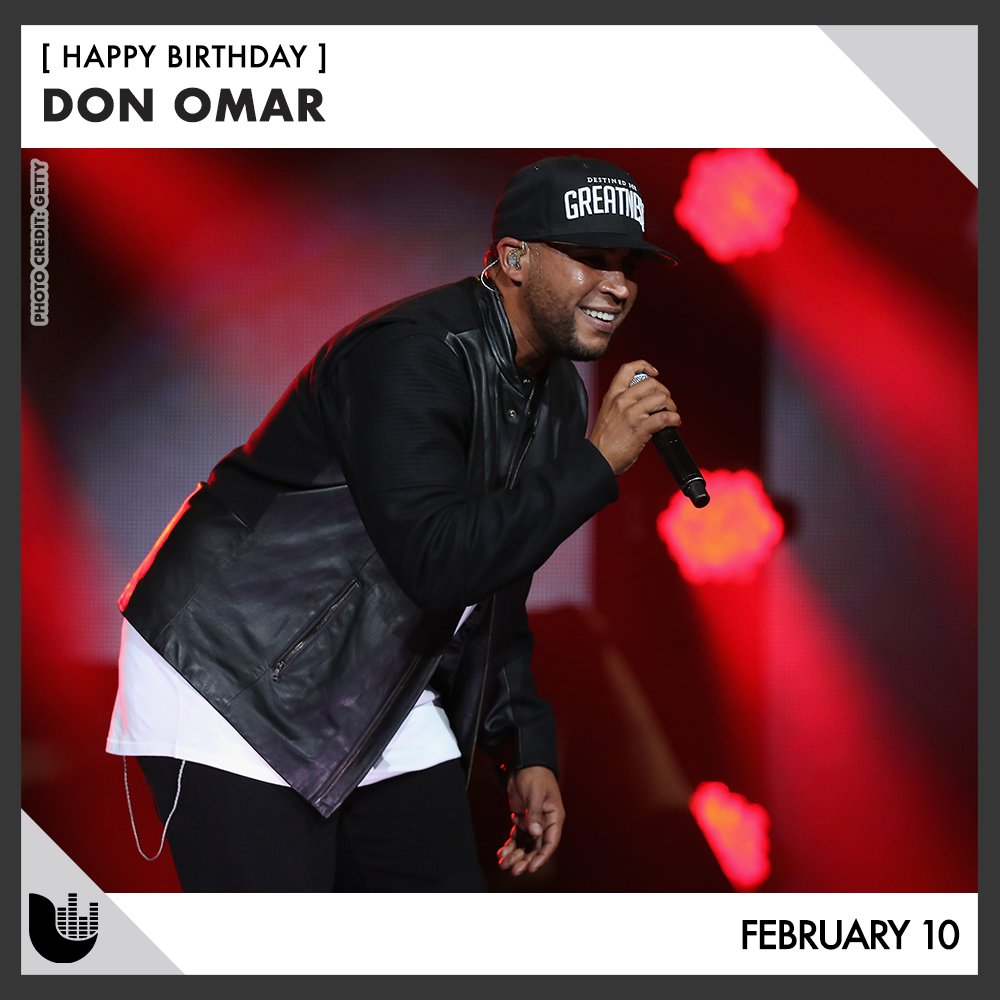 Join us in wishing a happy birthday to Don Omar! 