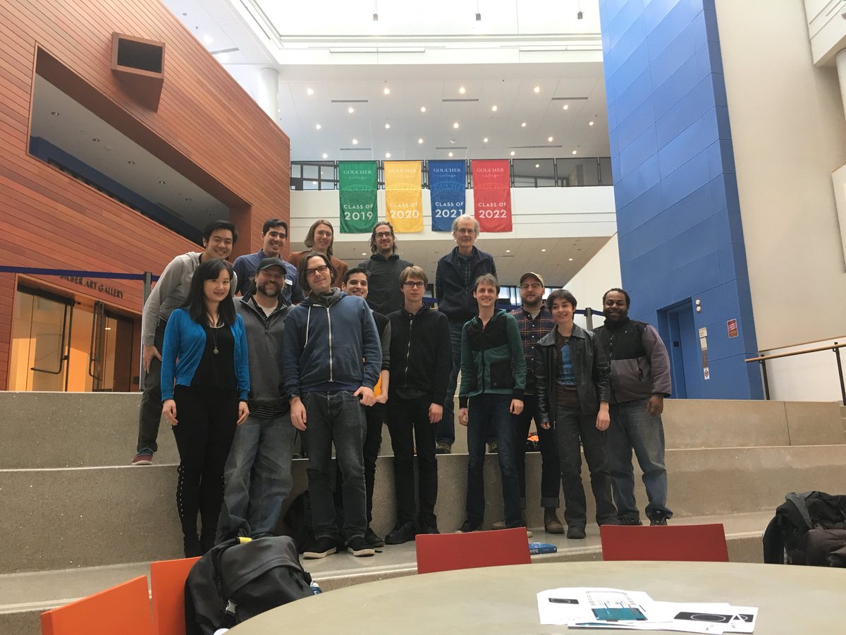 GoucherDigiArts's tweet photo. Thanks to everyone who came to #pcd2019 yesterday! Here is a snapshot at the end of the day. So great to meet new people and bring communities together! https://t.co/zI6nsA25SH
