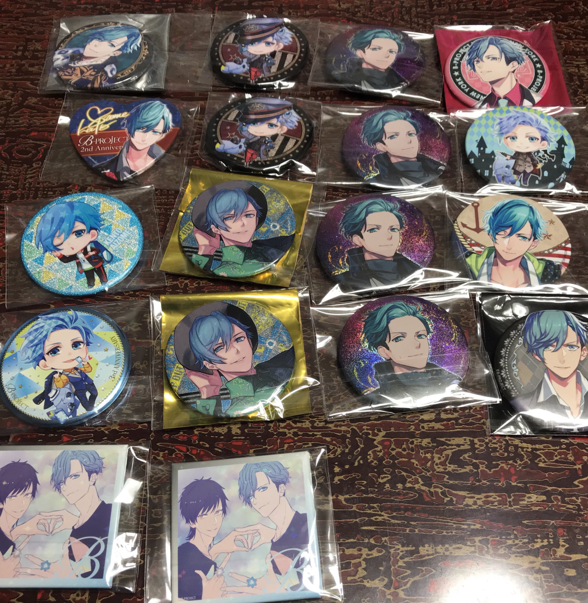 Bプロ 北門 缶バッジ B-PROJECT トレーディング缶バッジ 7th Anniv. ver. 北門倫毘沙