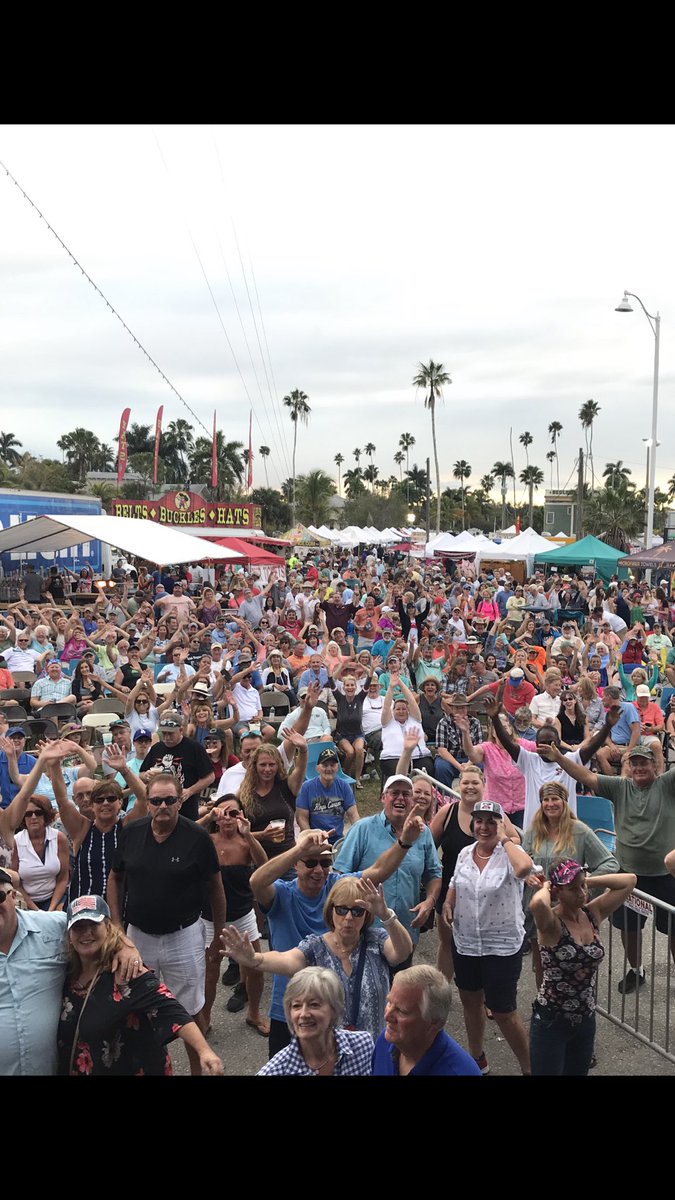 TimElliottLive's tweet photo. Huge shout out to all the folks that came out to the Everglades City Seafood Festival ! What a crowd ! https://t.co/rH1sgZ9FtD