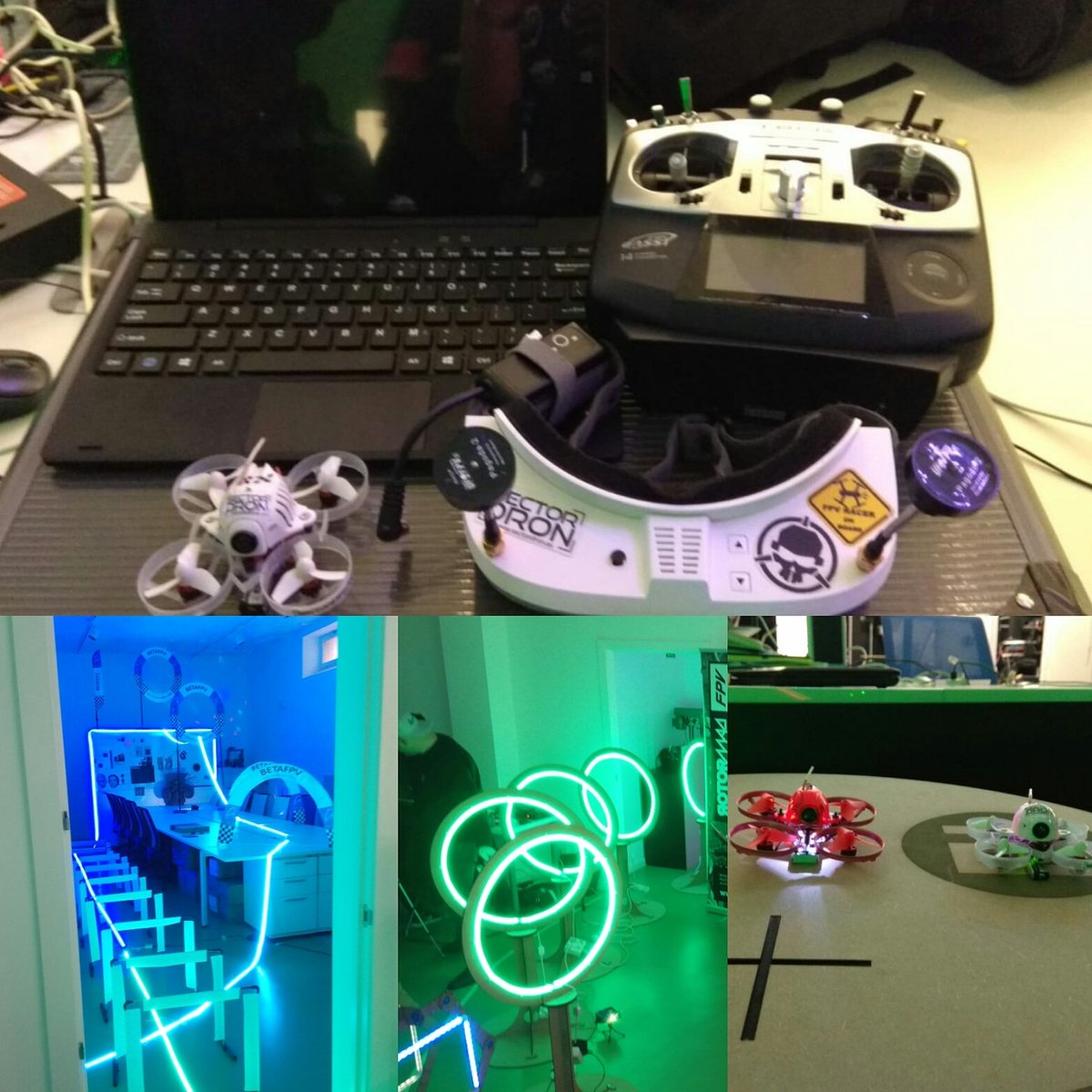 LifeNHobby's tweet image. Estupenda tarde de carreras de nano drones con la gente de #rotormax by @loshacedores en un circuitazo divertido y muy currado, sin duda vuelvo a la siguiente! #hobbyrc #dron #fpv #dronracing #carreradrones #uruav65 #futaba