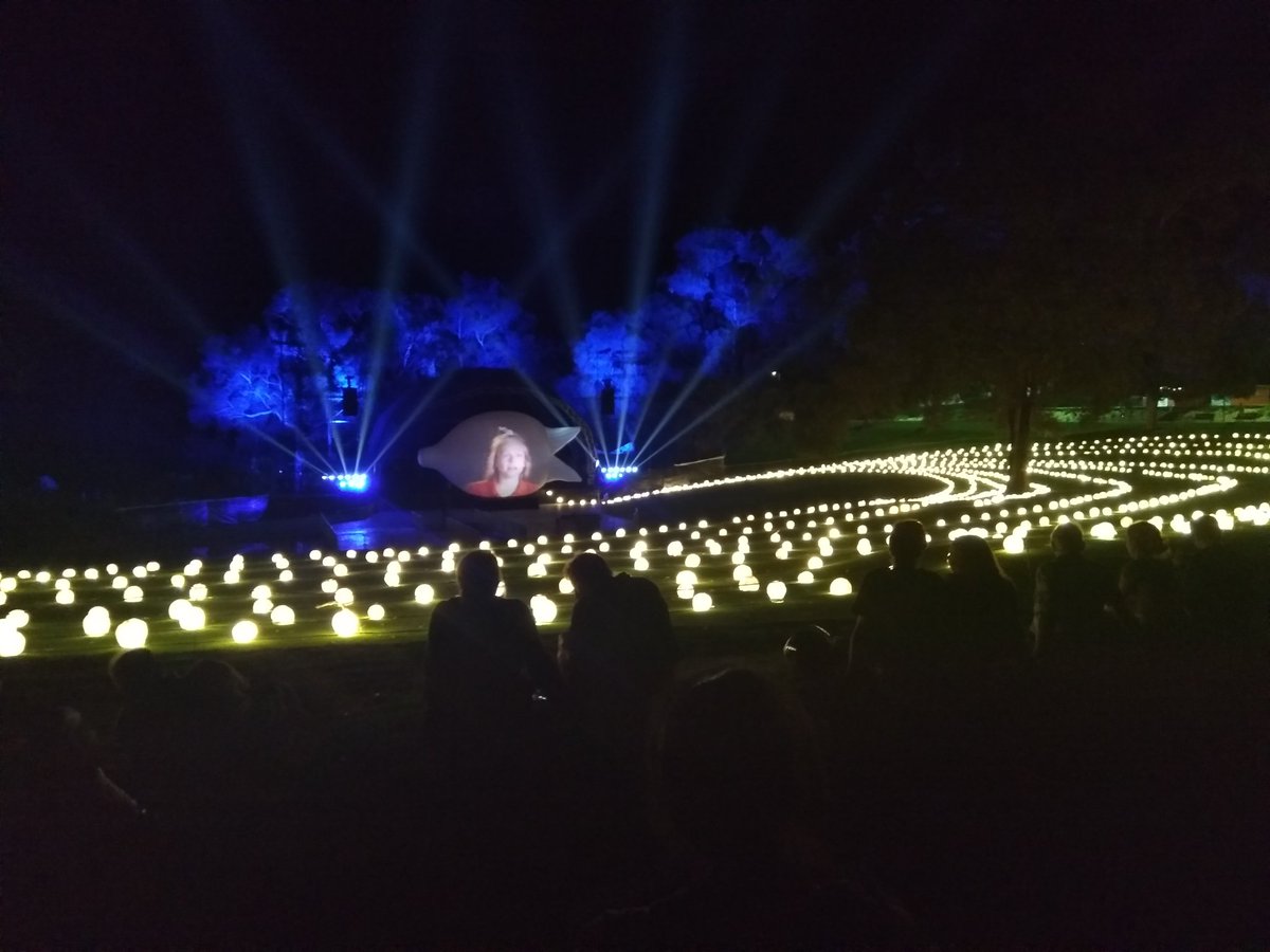 CraniumDapper's tweet photo. Checking out the stunning light show of Boorna Waanginy at Kings Park Perth #perthfest #boornawaanginy #groundbeneathourfeet #perthisok #dappercranium https://t.co/c4Di6ne5p5