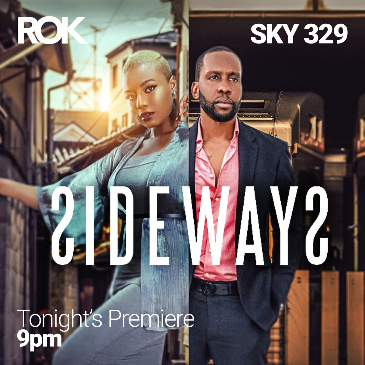 ROK_SKY's tweet photo. The chemistry between @NancyIsime and @rayemodi on this pierced through the screen, It's a must watch.
"SIDEWAYS" premieres on ROKsky 329.
TONIGHT, 9PM.
Let's ROKKKKKKKKKKKKKK
#rok #roknroll #sideways #NancyIsime #RayEmodi https://t.co/sc4L6reEgm