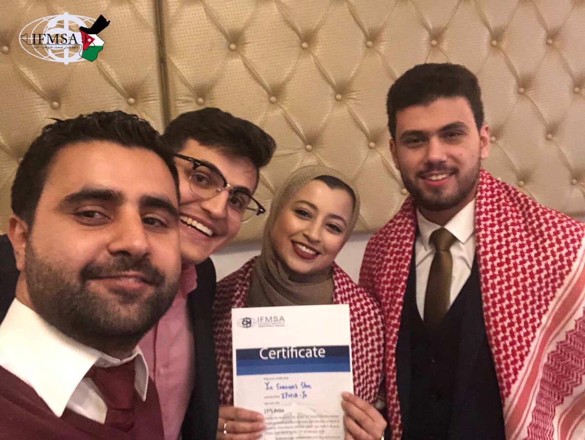 IFMSA_Jo's tweet photo. #IFMSA_Jo won first place at the @Emr15Oman Activities Fair for the project “In someone’s shoe”!!!!! https://t.co/9MJpE0Ipia