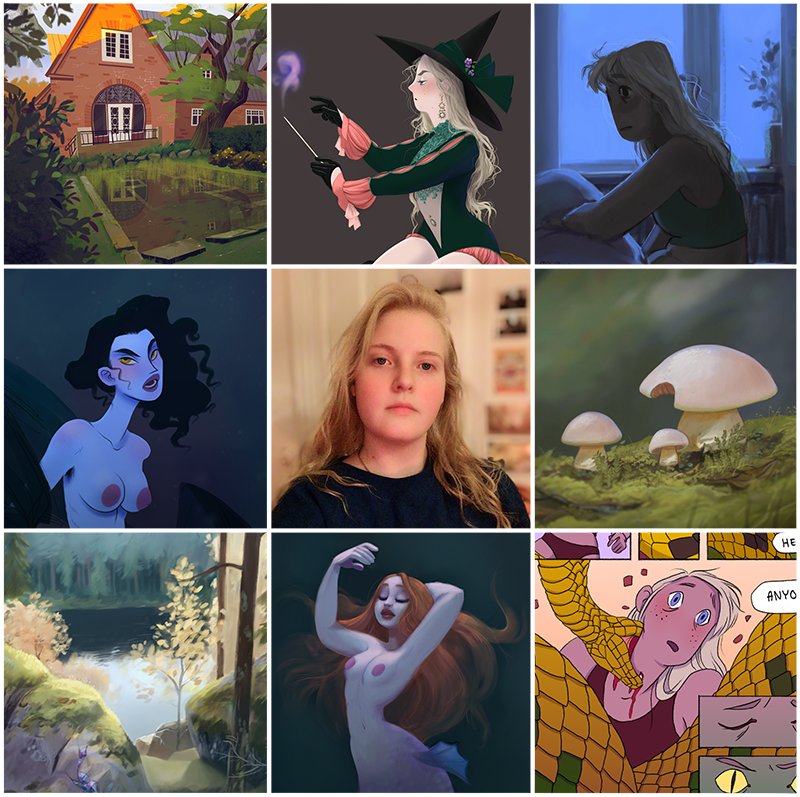 Turns out most of my stuff is moody and purple, WHAT a surPRiSe! i tried hard to pick other things too 😅 anyway #artvsartist #artvsartist2019