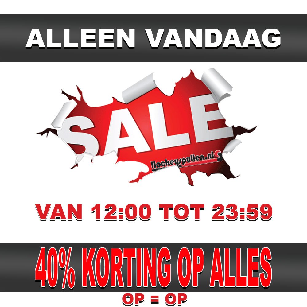Hockeyspullen's tweet photo. NOG MAAR 8 UUR 40% KORTING OP ALLES! TOT 23.59! 🔥 - https://t.co/dyVmdaSsi9 https://t.co/M04GUSAMkV