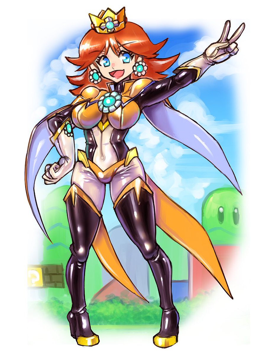 最近描いた、任天堂プリンセス達。ピーチ姫、デイジー姫、ゼルダ姫