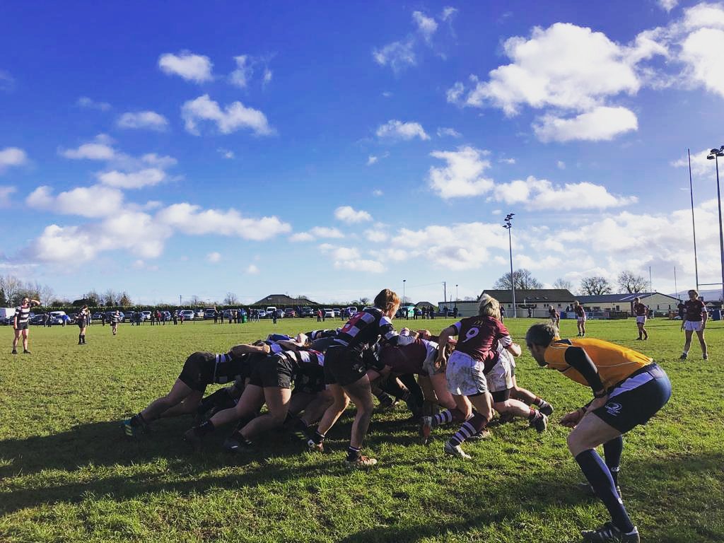 OldBelvoWomen's tweet photo. The 2s with an up and down performance end up with a 45-5 loss away to a strong @TullowRFC side ⚫⚪ 

Great match made even better by some excellent home support, thanks to Tullow for the game!

#BeBelvo #BePartOfIt #AILQL #LeinsterWomensRugby #womensrugby #wrugby https://t.co/RUZLiH78rC