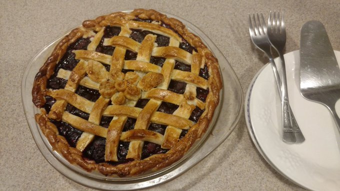 This is the first time I have ever had or made blueberry pie I'm soooo glad I waited because nothing