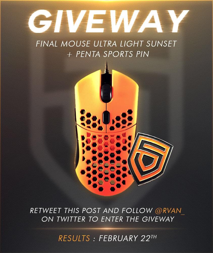 🇫🇷Pour vous remercier du support que vous allez apporter pendant le six invitational je vous offre ma Final Mouse et un Pin Penta !

🇬🇧To thank you for the support that you will bring during the six invitational I offer you my Final Mouse and a pin Penta!

RT &amp; Follow : @RVAN__