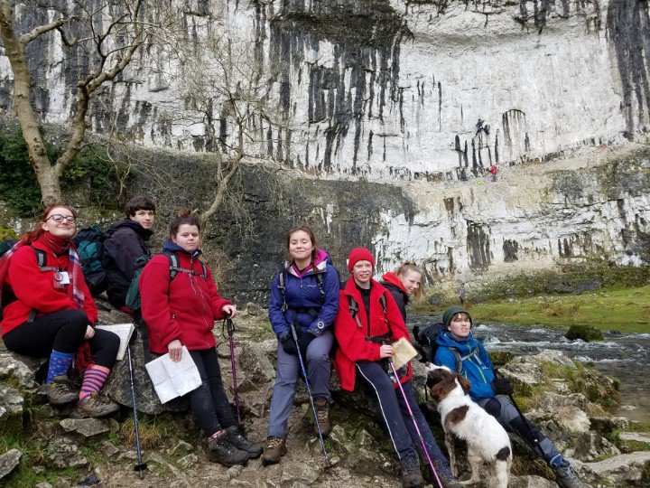 Windmill Youth Group at Malham Cove. These guys will breeze through their DofE when they come to the assessment. It was a pleasure to help them on their way.