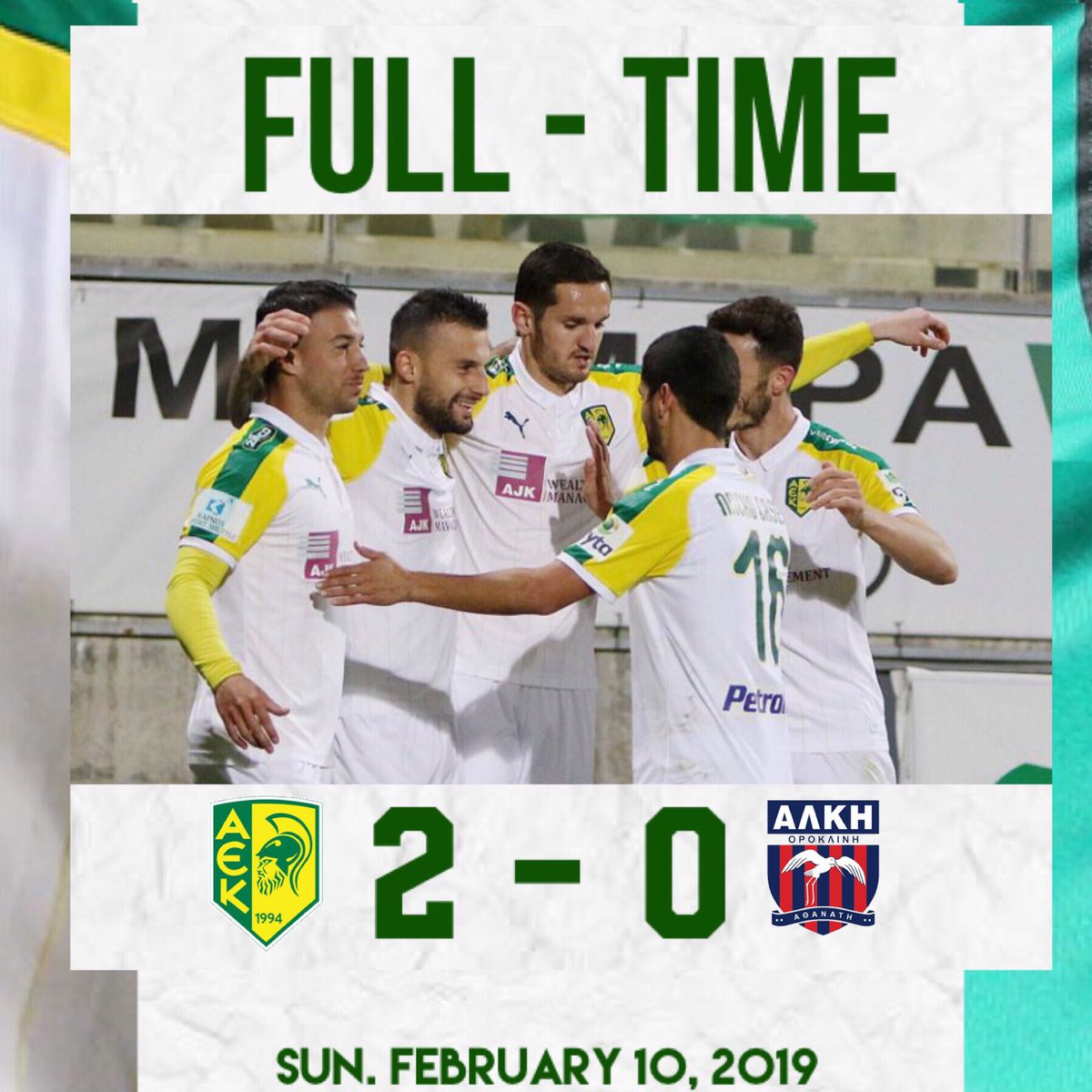 AEKLARNACA's tweet photo. ฮคฮญฮปฮฟฯ ฮฑฮณฯฮฝฮฑ!๐ค๐ค
#AEK #AEKLarnaka #AEKALKI #wedidit #wecontinue #stepbystep #treesbygame #united https://t.co/kFfuyNvBSc