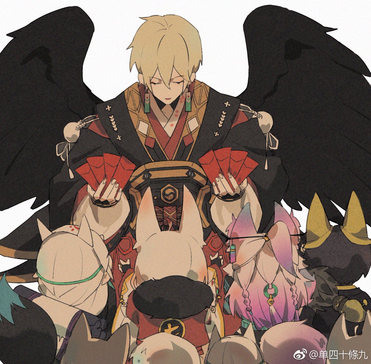 omj_tenco_bot's tweet photo. お年玉🧧
「cr Weibo:单四十條九」転載許可済み
#陰陽師JP #陰陽師 #決戦平安京 #大天狗 #妖狐 #天狐 #狗崽 https://t.co/ZepltjR10b
