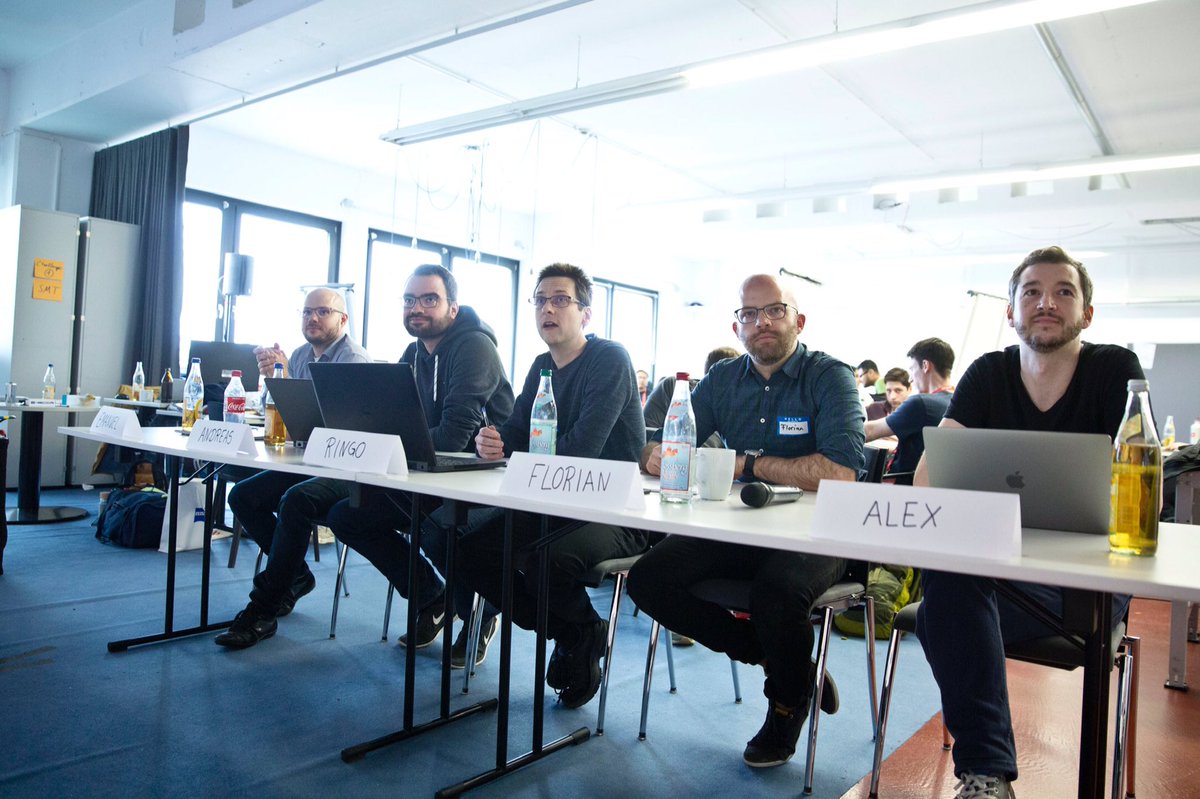 ZEISS_Group's tweet photo. After 24hrs the #ZEISShack participants just presented their projects to the jury with impressive results. We can’t wait to see who will win the first prize: a trip to San Francisco! #hackathon #DataScience https://t.co/KKOckcOLs9