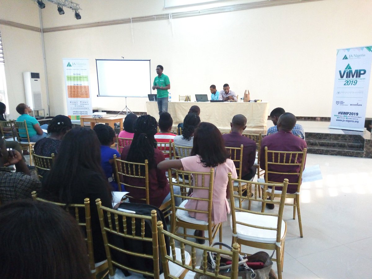 JANigeria's tweet photo. Welcome to #ViMP2019!!!
From Monday through Friday, participants will #learn, #unlearn, and #relearn.
We can't wait for the classes to begin!
Thank you #ACAFoundation for sponsoring this edition, and @LBSNigeria and @Accenture for supporting.
#BusinessManagement #JAN https://t.co/ZT25PxSx30