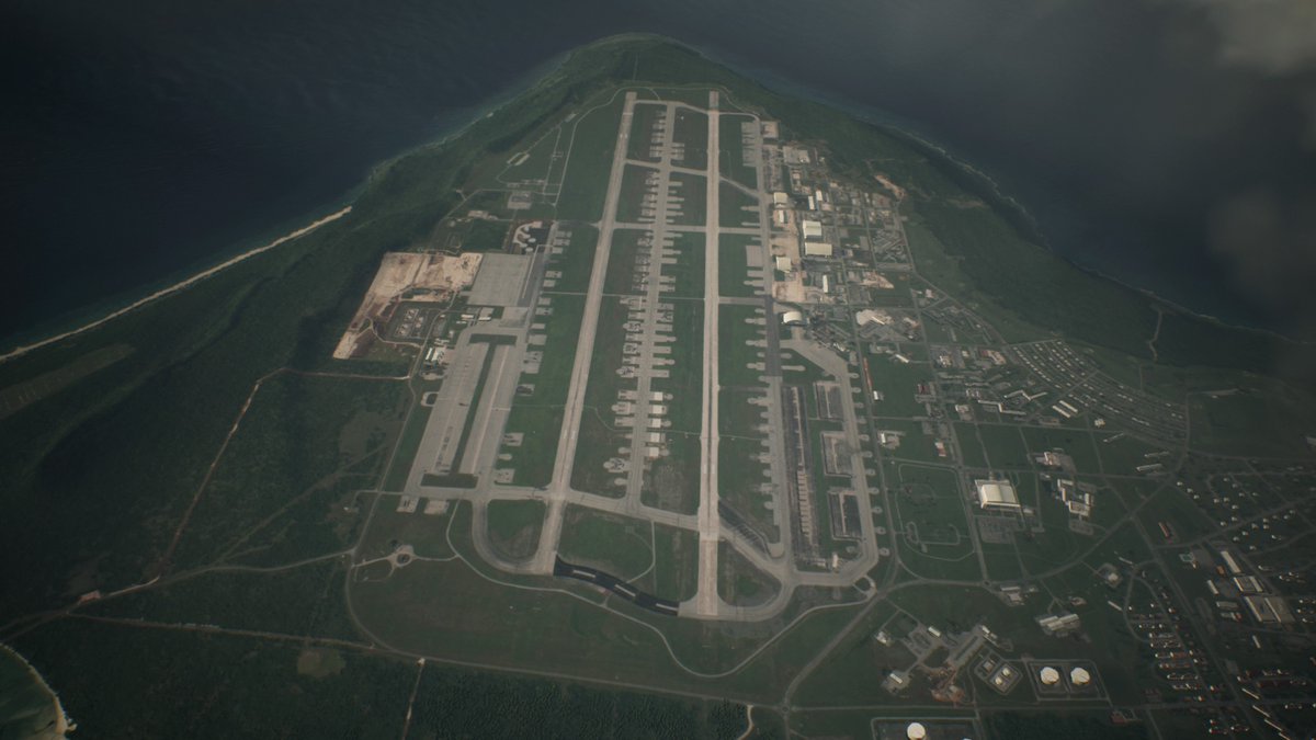Pj少尉 タイラー島はグアム島がモデル 南の基地はアンダーセン空軍基地 管制搭無し 北のマスドラ基地はアプラ湾一帯 エースコンバット7写真部 Ace7 Ps4share