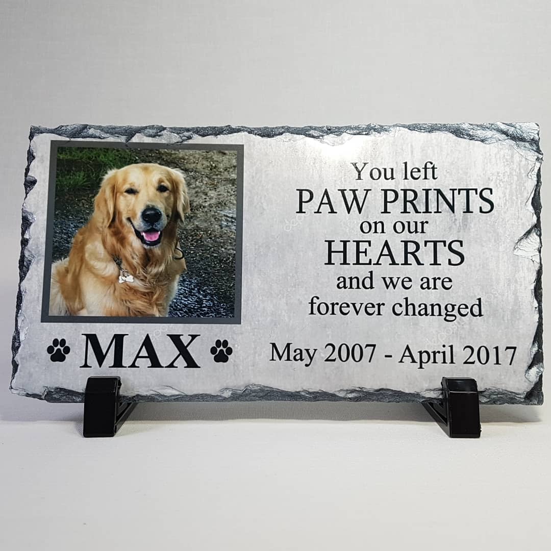 pet memorial slate