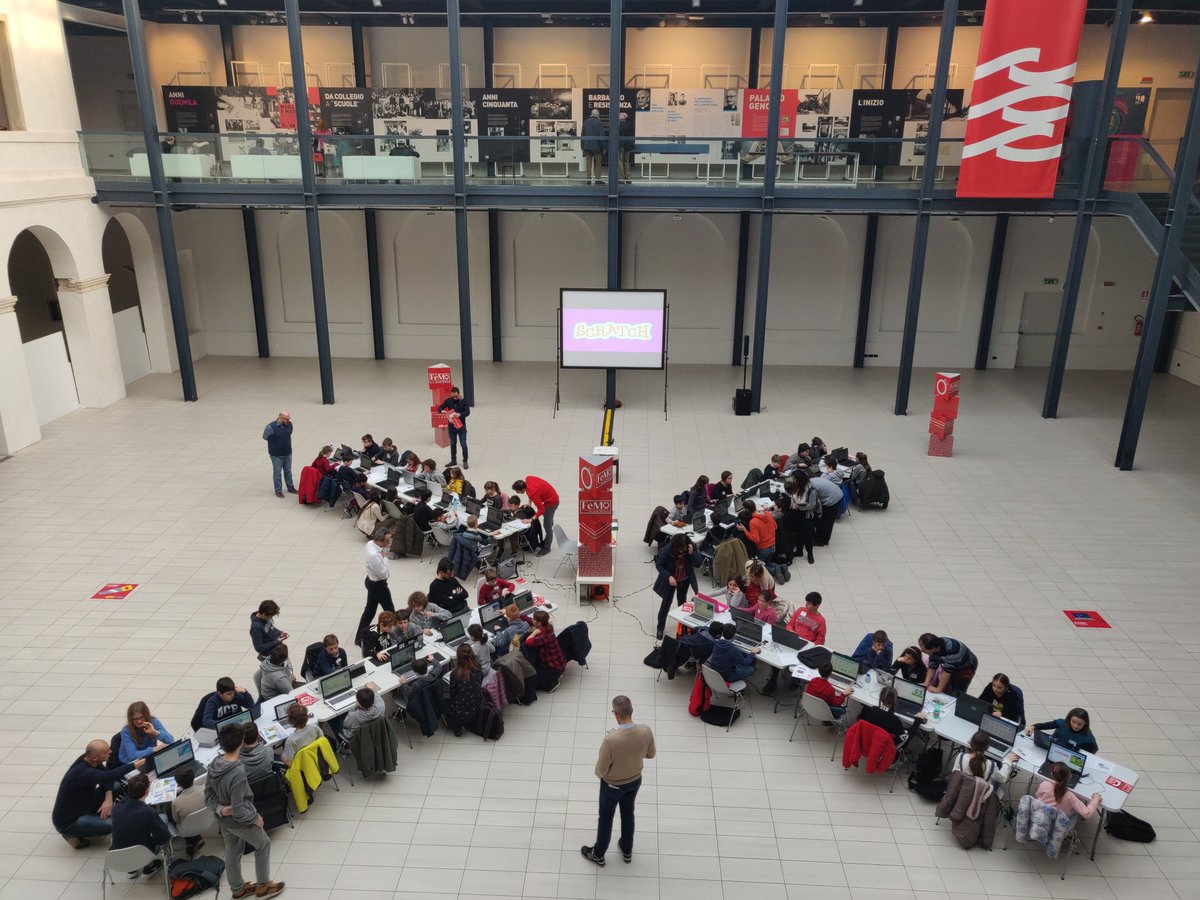 peterampazzo's tweet image. L&apos;abbiamo rifatto💥 Ieri abbiamo festeggiato 5 anni di @coderdojopd al #Fémo2019 con più di 60 piccoli ninjas e #Scratch3 🥳 Sempre grazie al @pgiovanipadova!