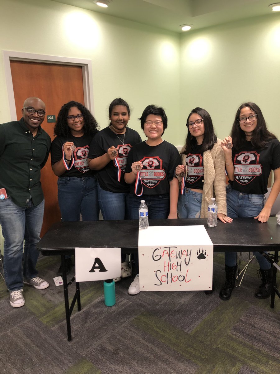 Congratulations to the Celebration High School Battle of the Books team for winning the high school Battle of the Books! Harmony High and Gateway High were tough opponents #osceolaBOB #OLE19 #SDOCGoodtoGreat