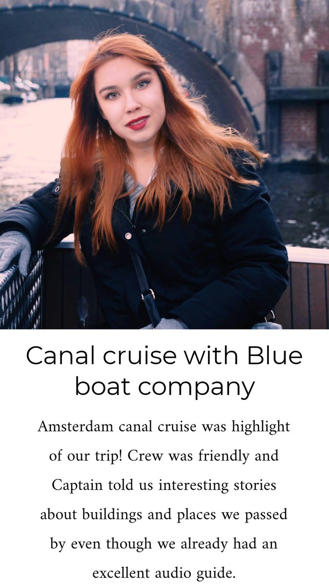 <a href="/BlueBoatCompany/">Blue Boat Company</a> 
#travel #travelblogger #Amsterdam