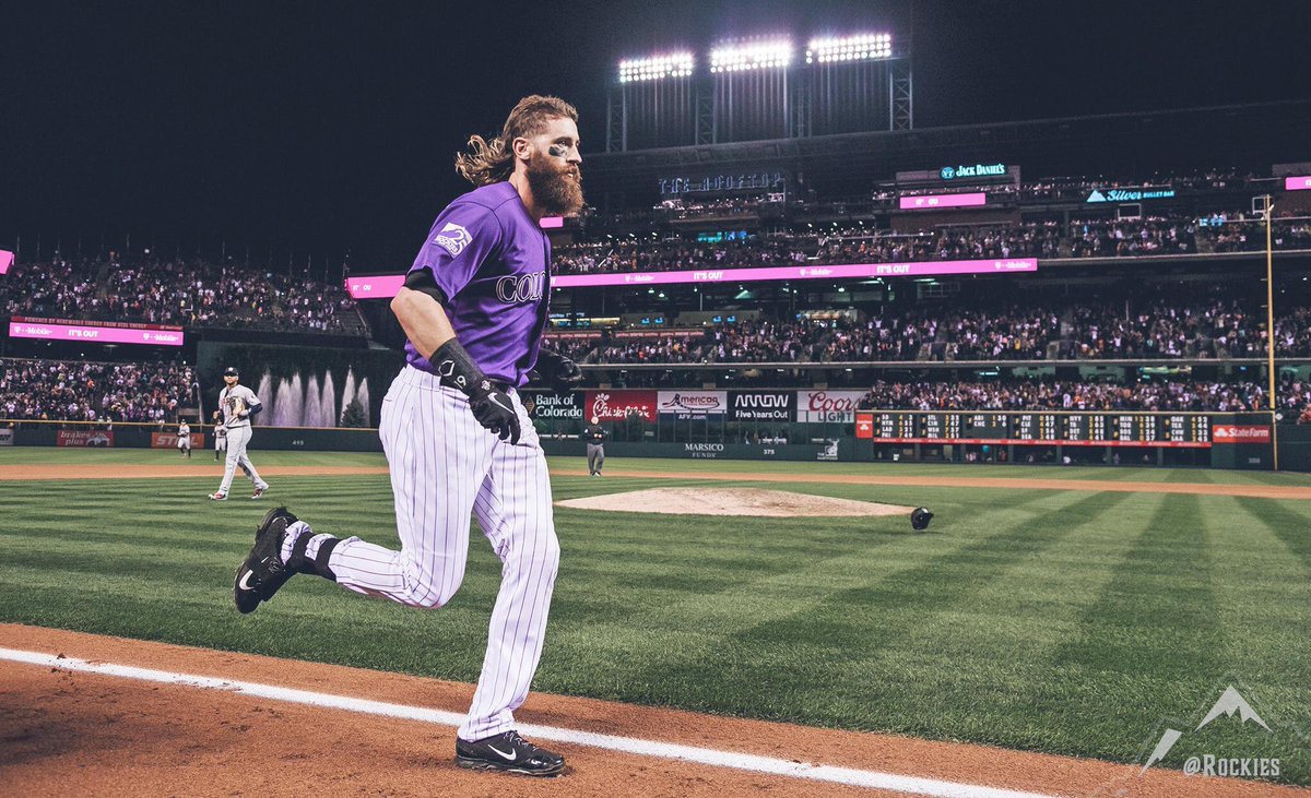 Rockies's tweet photo. "The Nazty Walk-Off Homerβ βͺ
Go back to that moment on #RockiesRewind, 8pm tonight on @ATTSportsNetRM! https://t.co/3qM9LsTS5U