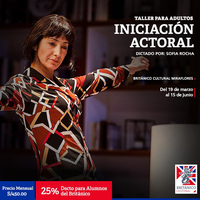 ¿Quieres incursionar en la actuación? ¡Y lo mejor de todo es que no necesitas experiencia previa! 🎭✨

► Inscríbete aquí: bit.ly/2MWbrqB