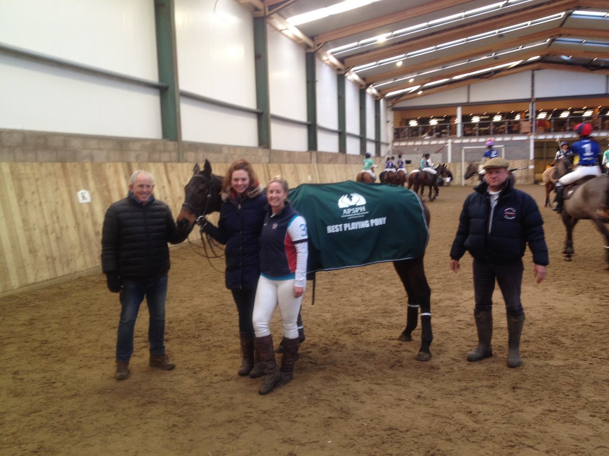 the_apsph's tweet photo. Congratulations  to Glynn and Jenny Henderson for their pony Cover who has won this years APSPH Best Playing Pony Award! Cover played in Begginer and SAPA sections 👏🏻👏🏻👏🏻👏🏻 https://t.co/yB6SvOMU6q