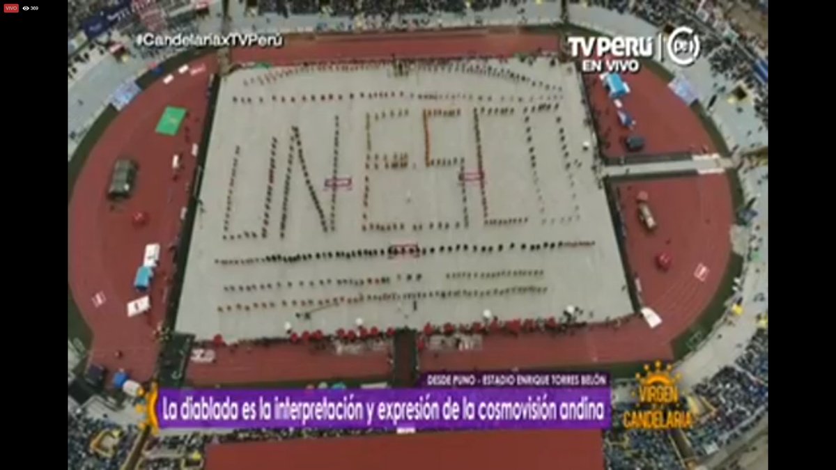 tvperupe's tweet photo. La Asociación Folklórica Diablada Centinelas del Altiplano realiza una figura en homenaje a la @UNESCO por haber declarado la Festividad de la Virgen de la Candelaria como Patrimonio Cultural Inmaterial de la Humanidad.
#CandelariaxTVPerú https://t.co/f7qxQB8yr7