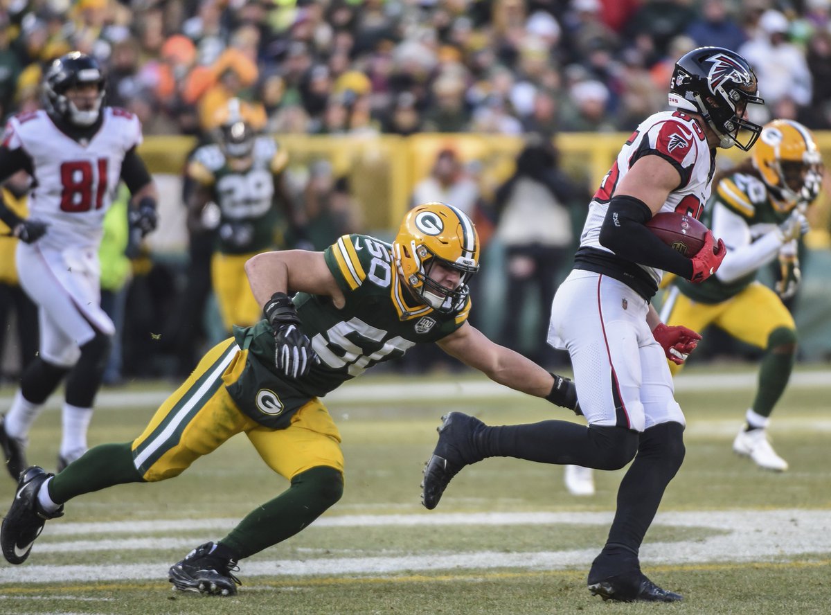 The #Packers defense were in "2-3-6" personnel for a total of 348 plays this season - their most used package.

There were two defenders who played all 348:

-Blake Martinez
-Tramon Williams
