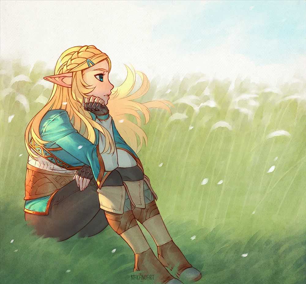 “Fanart of Zelda from BOTW, done for my Patreons! 