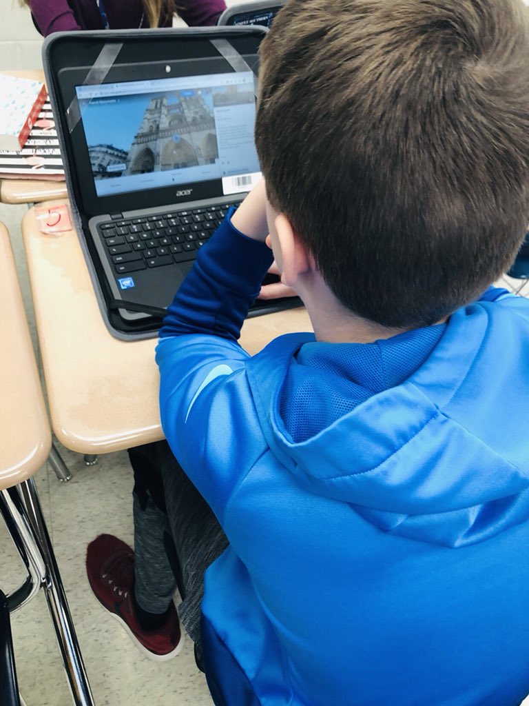 MrsBlecherWSD's tweet image. Over and over again these kids impress me with their ability to create incredible things to share with the world. Friday my 7th graders began creating their own tours of Paris using Google Tour Creator! #wsd #wsdlearns #wsmswolves