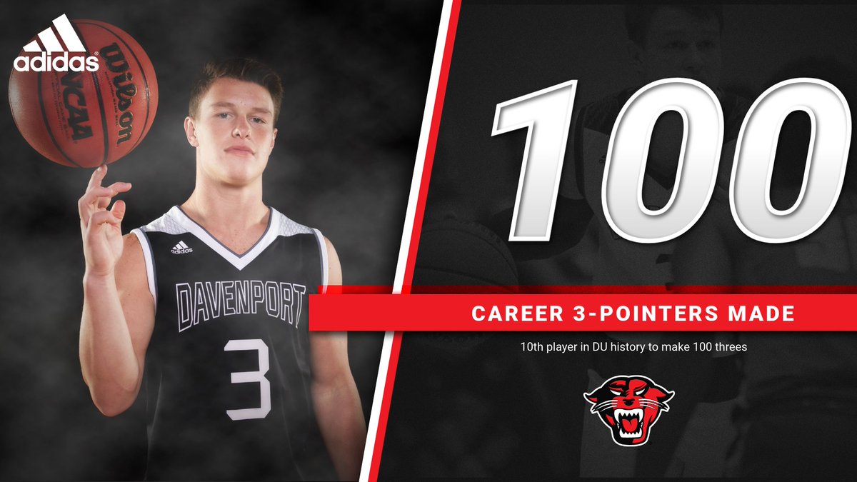 DUAthletics's tweet photo. Men's Basketball News

During the Panthers win over PNW yesterday sophomore Avery Hudson etched himself into the DU record books. Hudson went 2/3 from three and reached 100 career three-pointers made!! He becomes only the 10th player in DU history to reach 100 made threes. https://t.co/sDdbS5RVQf