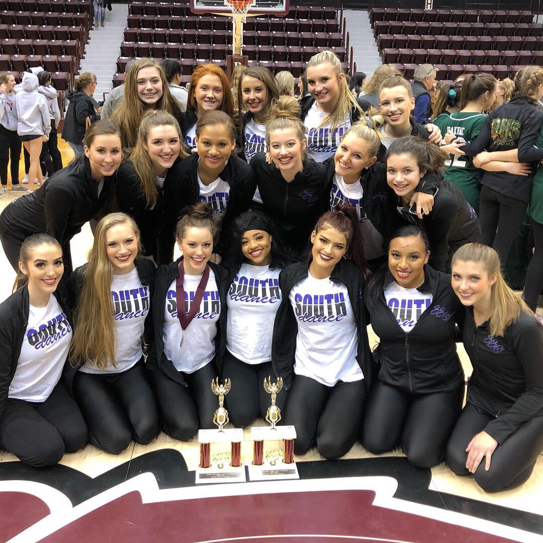 SSGdance's tweet photo. We had a great time at the MSU Sugarbear Invitational in Springfield over the weekend! The team placed 2nd in Jazz, and 2nd in Hip-Hop! Emily placed 8th, Auriell placed 7th and Kinnedy placed 5th in their senior solo division. Way to go ladies! Only 12 days until Nationals! 💜💪 https://t.co/esllozalRv