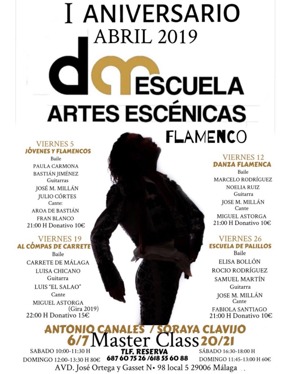 #NuevaFotoDePerfil #aniversario #escuelaartesescenicas #malaga