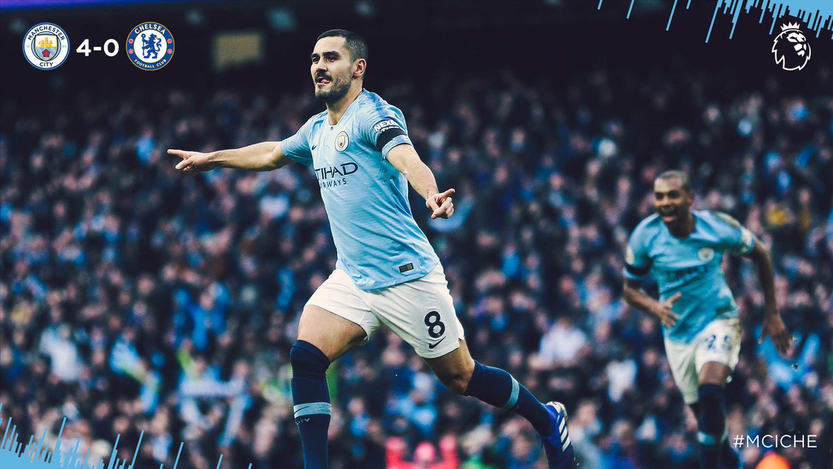 ManCity's tweet image. Not even played 30 minutes yet... 🔥

💙 4-0 🔵 #MCICHE #mancity