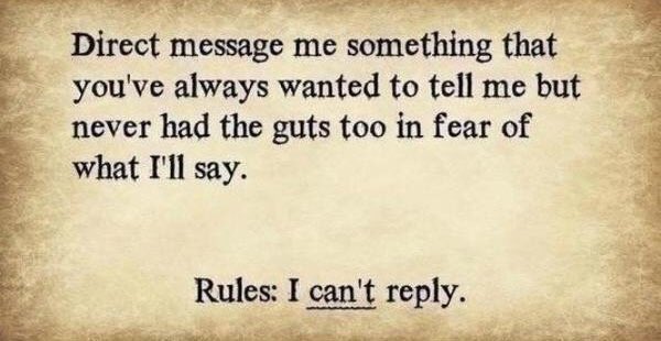 “Since I’m here...”