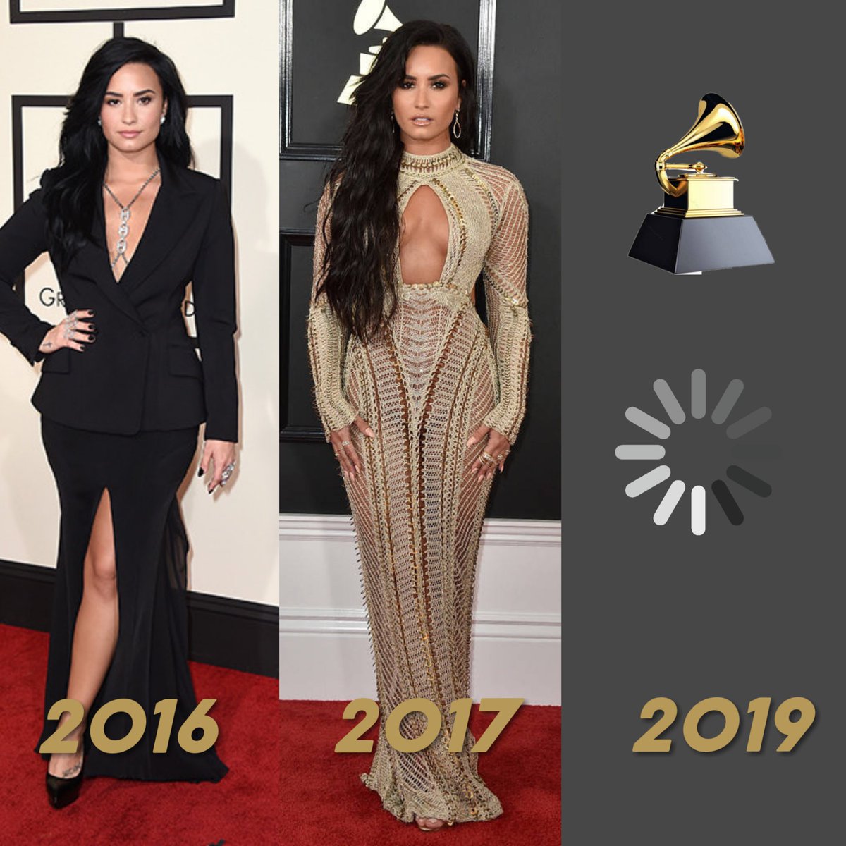 demifortaleza's tweet photo. No aguardo #DemiLovato #GRAMMYs https://t.co/tInG37zwZ2