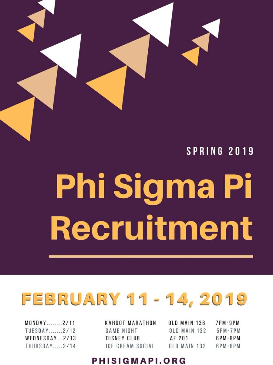 PSP_ea's tweet image. Come meet us and have some fun during recruitment this week starting tomorrow in Old Main for some kahoot!