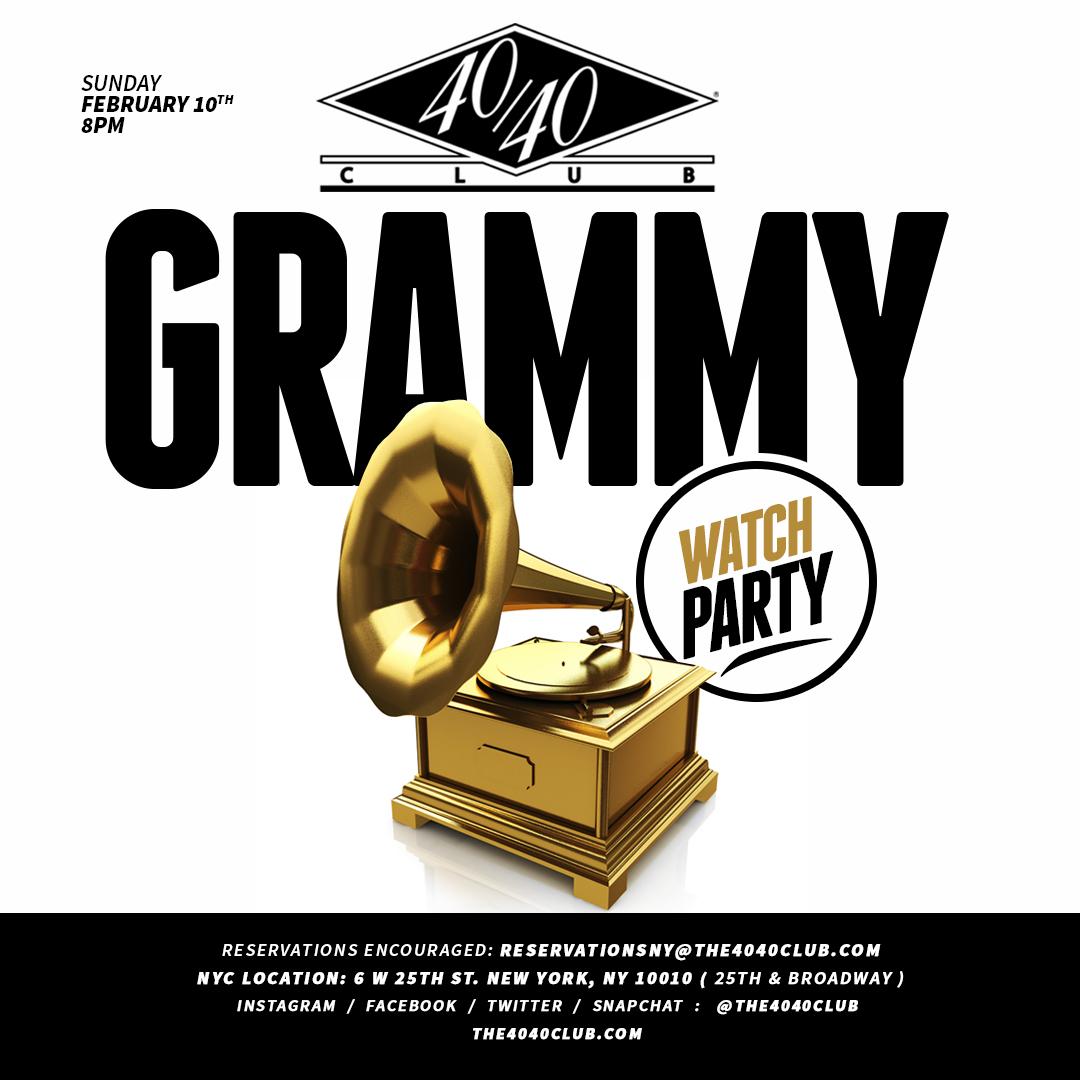 the4040club's tweet photo. Join us tonight for our watch party for the 61st annual Grammy Awards hosted by @aliciakeys. Delight in your favorite sliders, #SignatureSides and cocktails mixed to perfection while watching the @RecordingAcad recognize the achievements of your favorite artists.
#4040Club https://t.co/iJxgwN3G5F