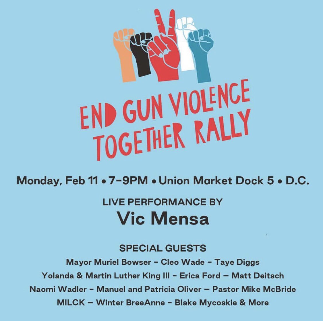 The time is now. #endgunviolencetogether