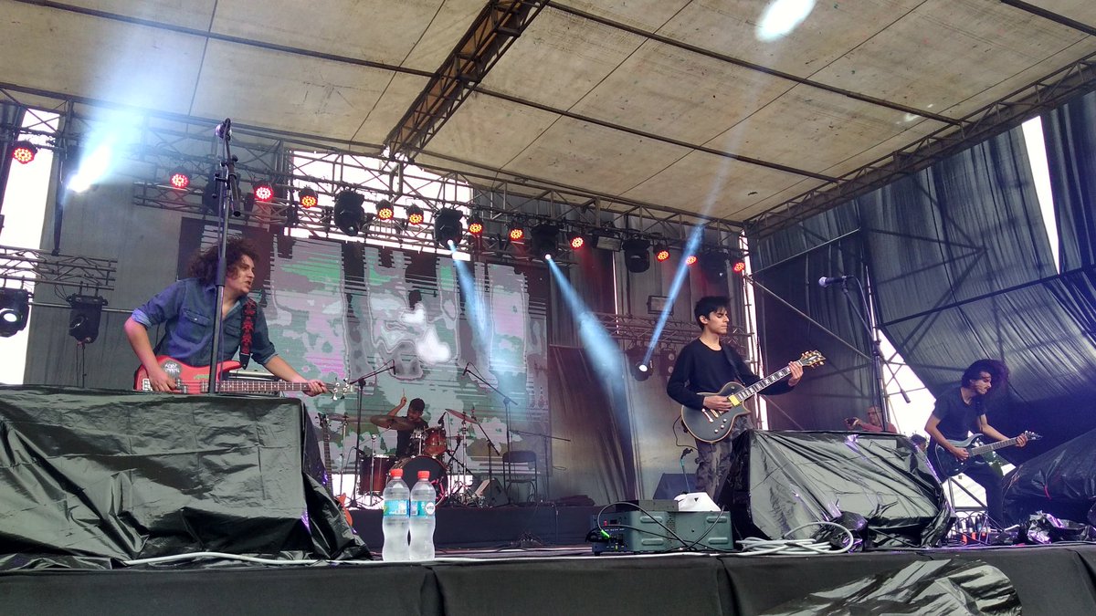 MerkenRockTCO's tweet photo. Sono Metal Command en #merkenrock2019 se prepara Saken https://t.co/yaTEMCQRX8