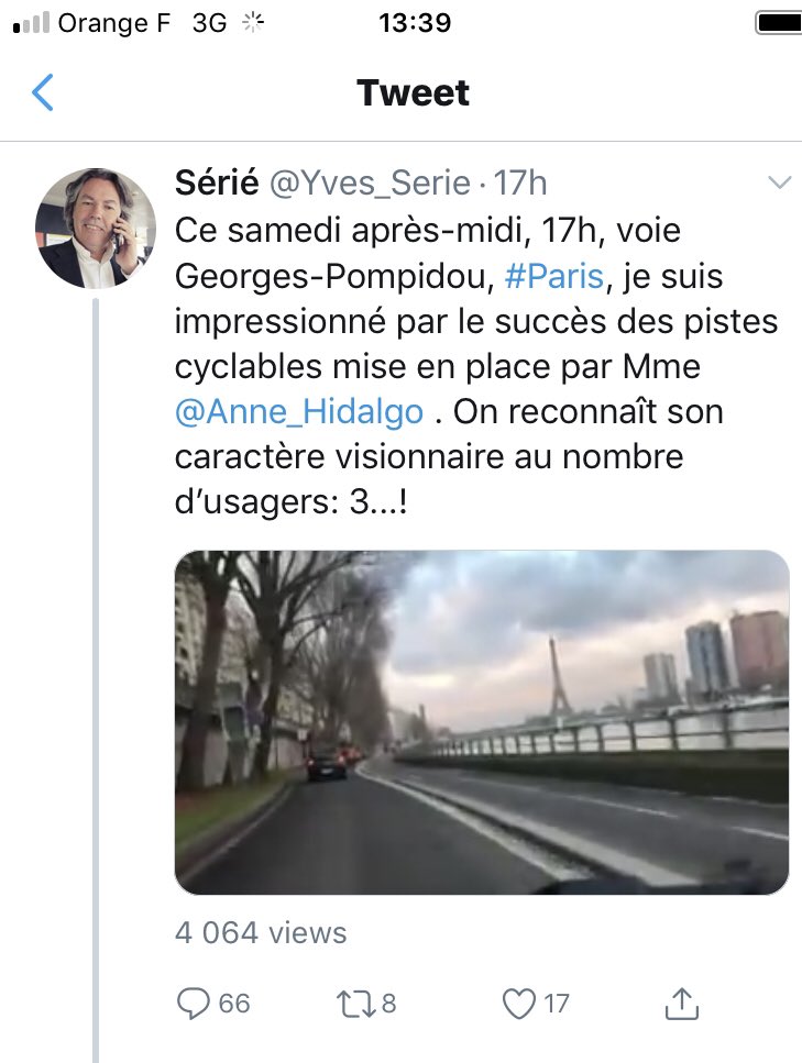 FARaVelo's tweet photo. .@Yves_Serie regrettait que les personnes à vélo soient déjà arrivées grâce à leur faible encombrement qui leur évite de ralentir la circulation 😉 #oncomprend Cc @derailleursclam https://t.co/ZWqeXgoM8F