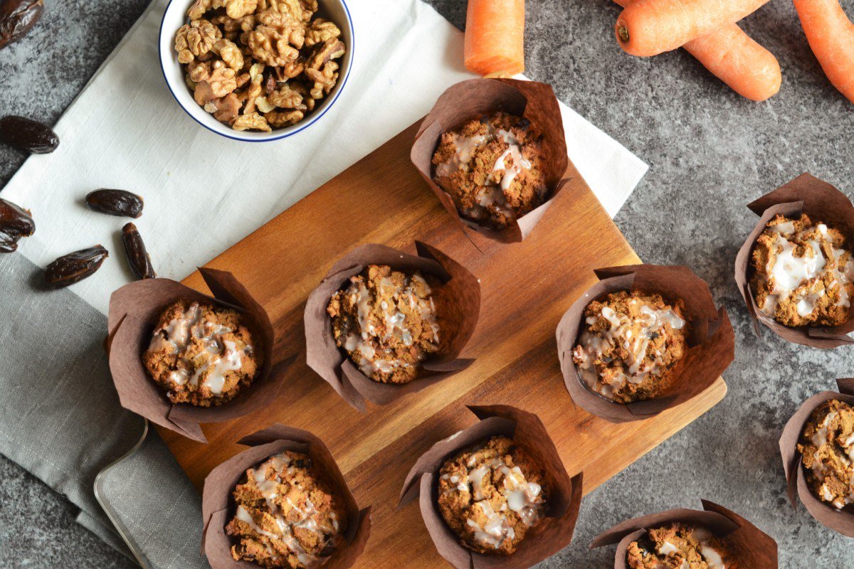 Modernise a classic carrot cake recipe by creating these fluffy, scrumptious gluten-free carrot cake muffins 🥕 Recipe by <a href="/hannahbond8/">Hannah Bond</a> #carrotcake #glutenfreemuffins bit.ly/2OxF5pz?utm_ca…
