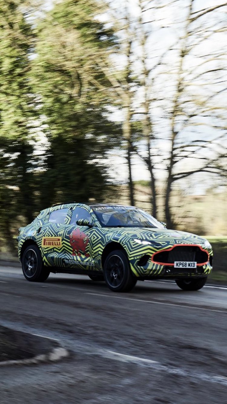 McGurk Cars on Twitter: "New Aston Martin DBX out and about testing