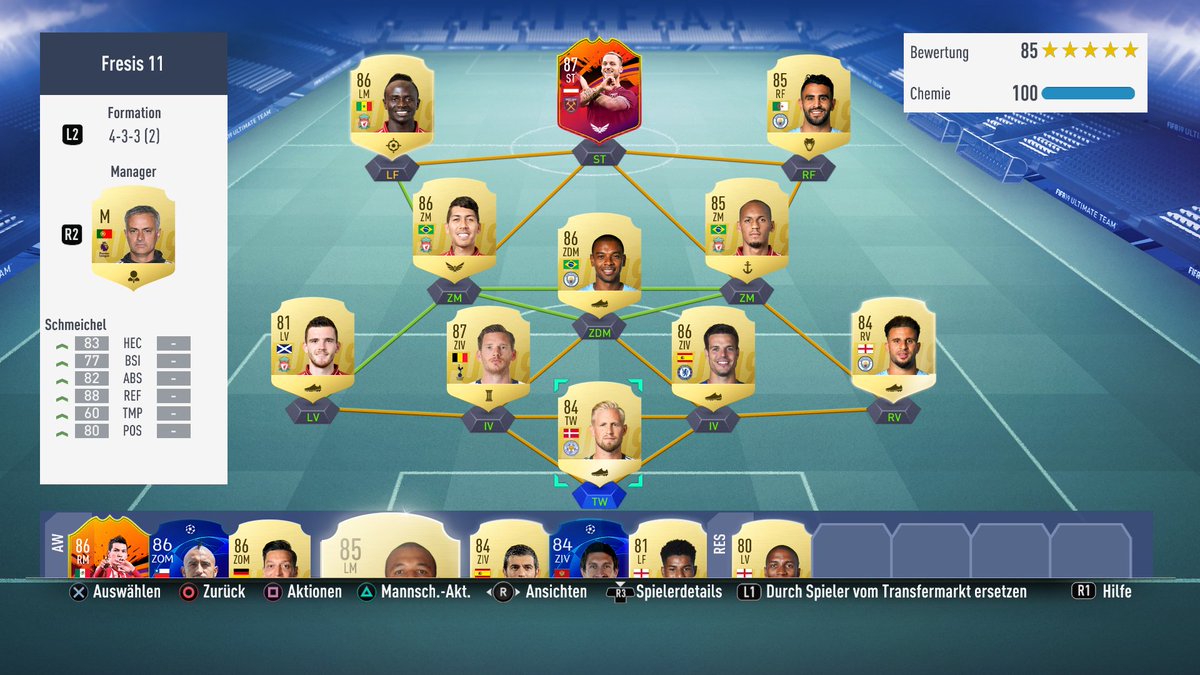 JFrehsner's tweet photo. #SheeshTeam #PS4share
Hi Yaya &amp; Community hier ist mein Team fernandinio mane arnautovic und walker undrate 50K https://t.co/yMtBGAA5JP