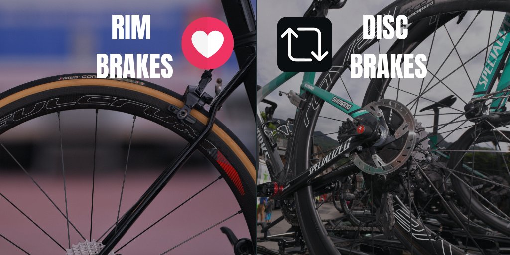 Rim brakes vs Disc brakes? 🤔

What do you prefer? 👇 #SundayFunday