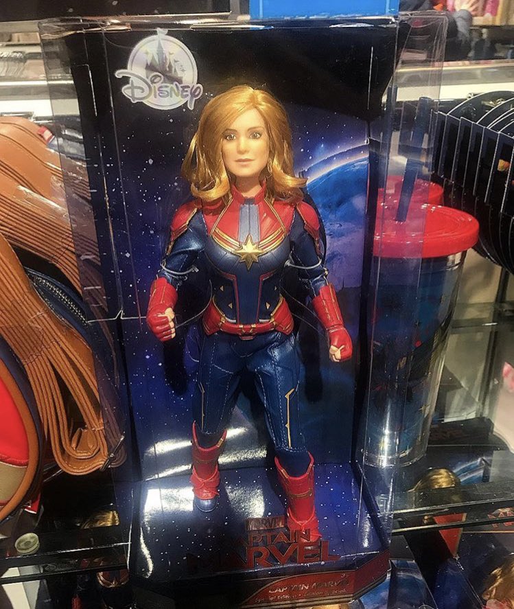 disney store captain marvel doll